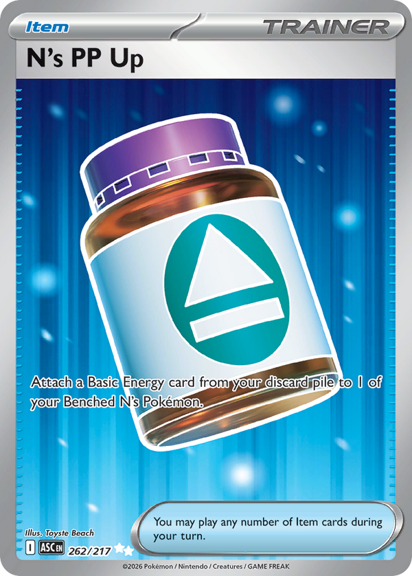 N's PP Up - 262/217 - Holo
