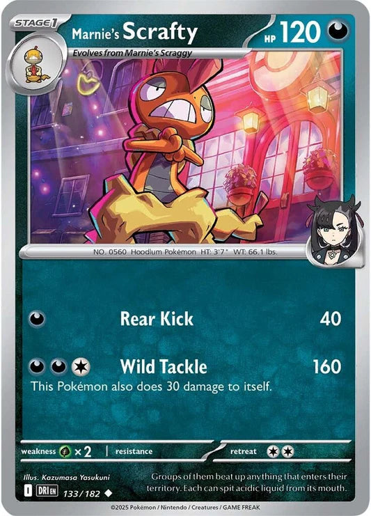 Marnie's Scrafty - 133/182 - Normaal