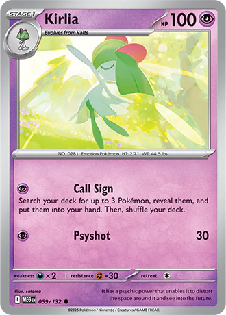Kirlia - 59/132 - Normaal