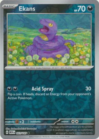 Ekans - 23/165 - Reverse