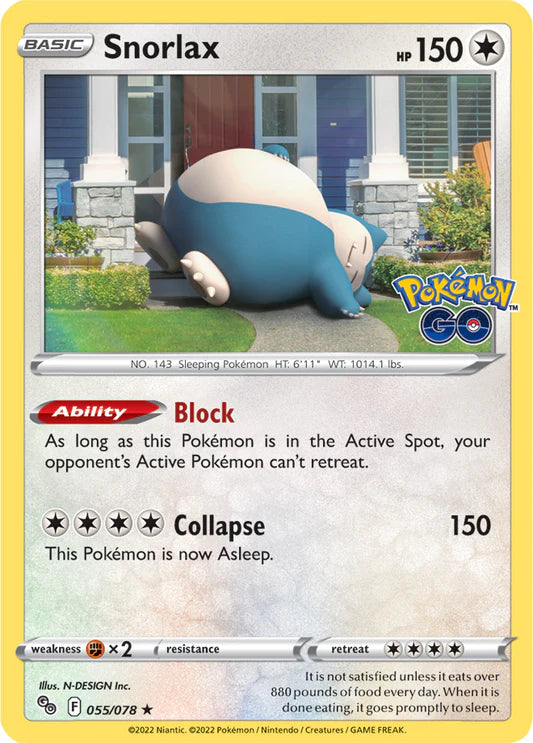 Snorlax - 55/78 - Holo