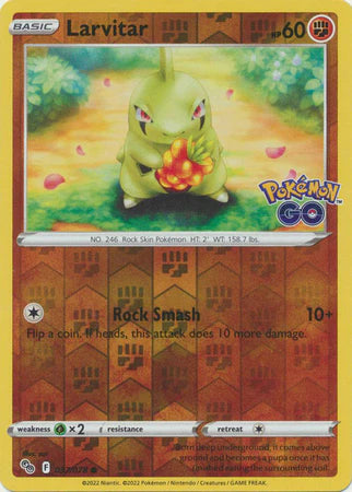 Larvitar - 37/78 - Reverse