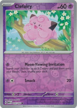Clefairy - 35/165 - Reverse