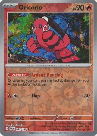 Oricorio - 33/193 - Reverse