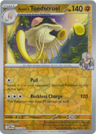 Arven's Toedscruel - 110/182 - Reverse