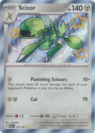 Scizor Shiny Rare - 191/091