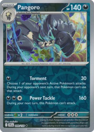 Pangoro - 99/159 - Reverse