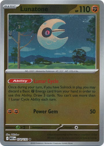Lunatone - 74/132 - Reverse