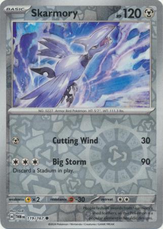 Skarmory - 119/167 - Reverse