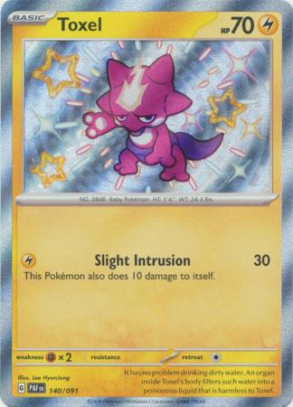 Toxel Shiny Rare - 140/091