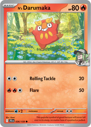 N's Darumaka - 26/159 - Normaal