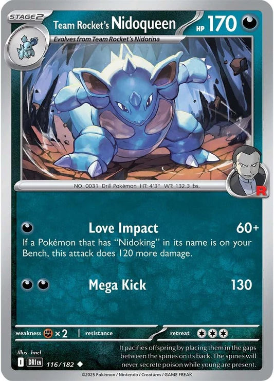 Team Rocket's Nidoqueen - 116/182 - Normaal