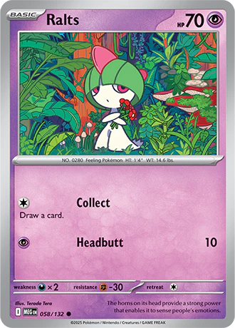 Ralts - 58/132 - Normaal
