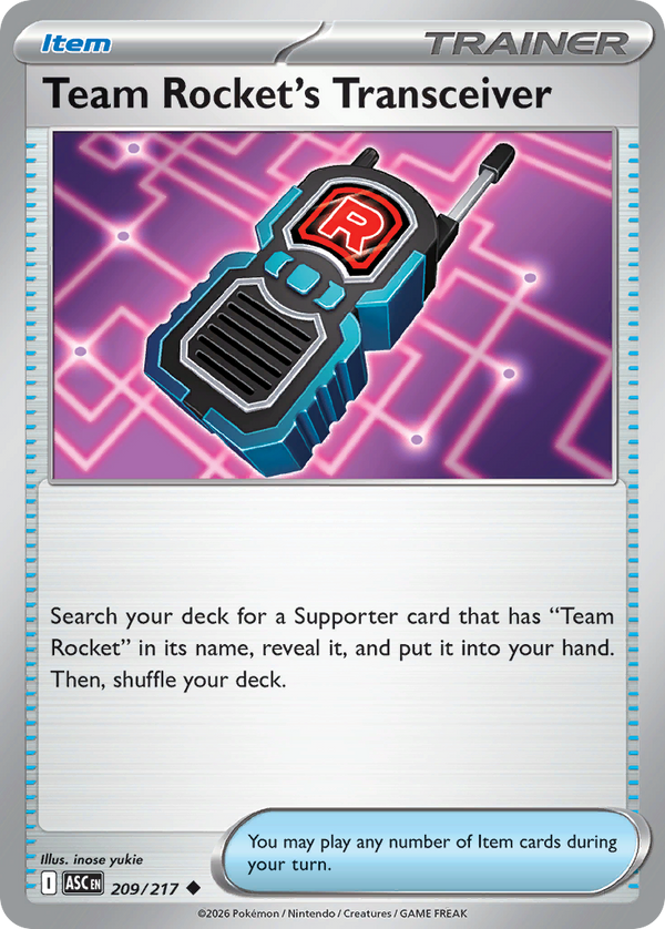 Team Rocket's Transceiver - 209/217 - Normal