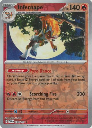 Infernape - 33/167 - Reverse