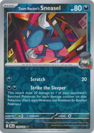 Team Rocket's Sneasel - 128/182 - Reverse
