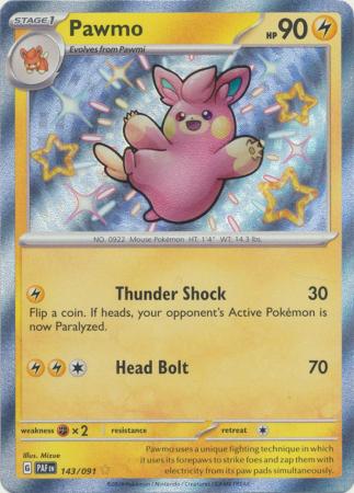 Pawmo Shiny Rare - 143/091
