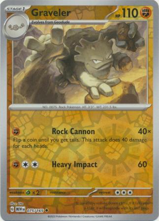 Graveler - 75/165 - Reverse
