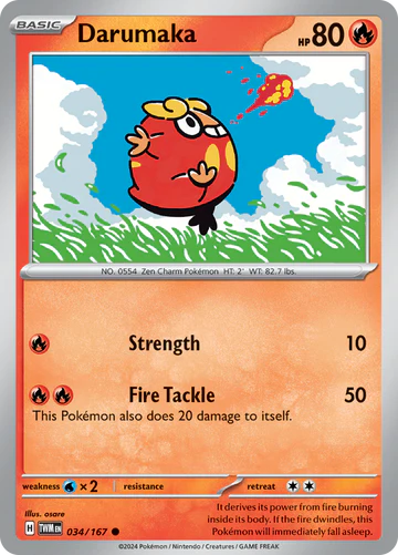 Darumaka - 34/167 - Normaal