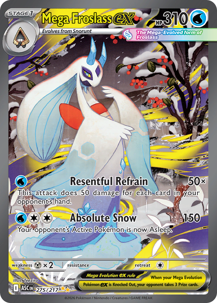 Mega Froslass ex - 275/217 - Holo