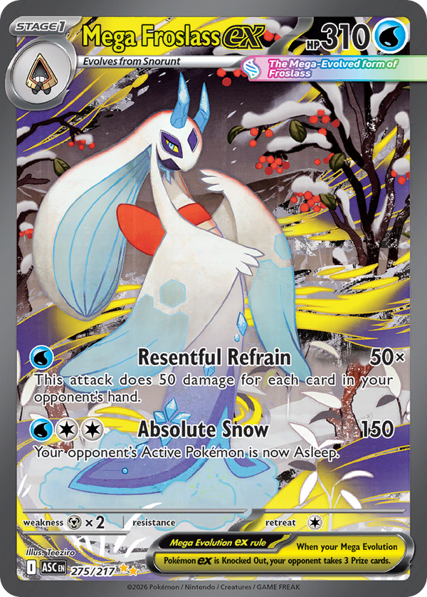 Mega Froslass ex - 275/217 - Holo