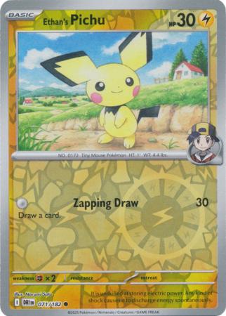 Ethan's Pichu - 71/182 - Reverse