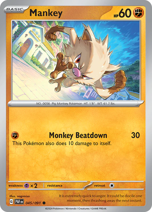 Mankey - 45/91 - Normaal