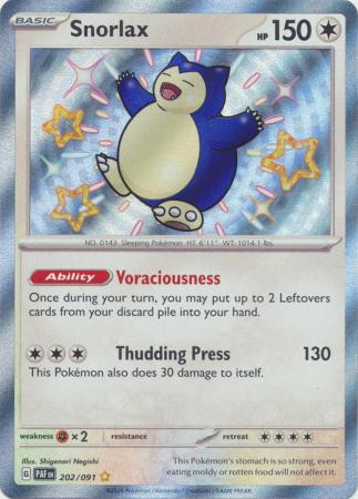 Snorlax Shiny Rare - 202/091