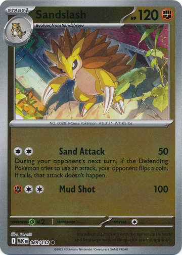 Sandslash - 69/132 - Reverse