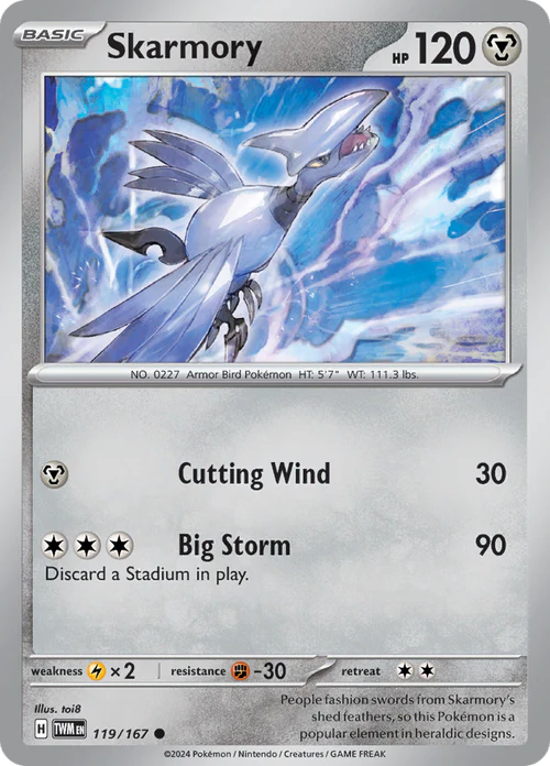Skarmory - 119/167 - Normal