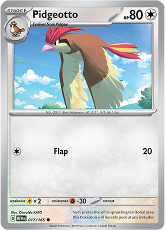 Pidgeotto - 17/165 - Normal