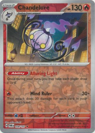 Chandelure - 38/167 - Reverse
