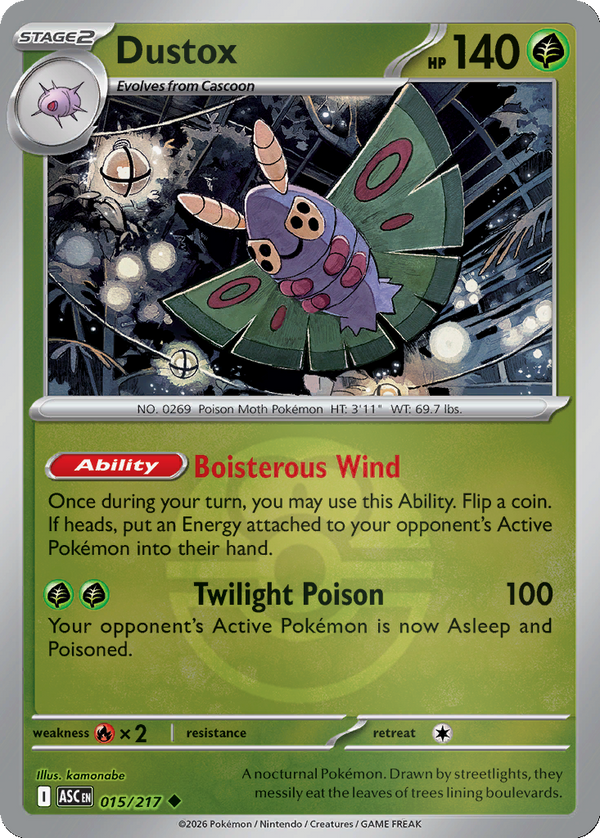 Dustox - 15/217 - Love Ball Holo