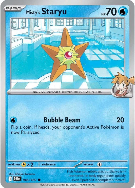 Misty's Staryu - 46/182 - Normaal