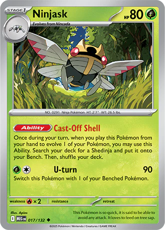Ninjask - 17/132 - Normal