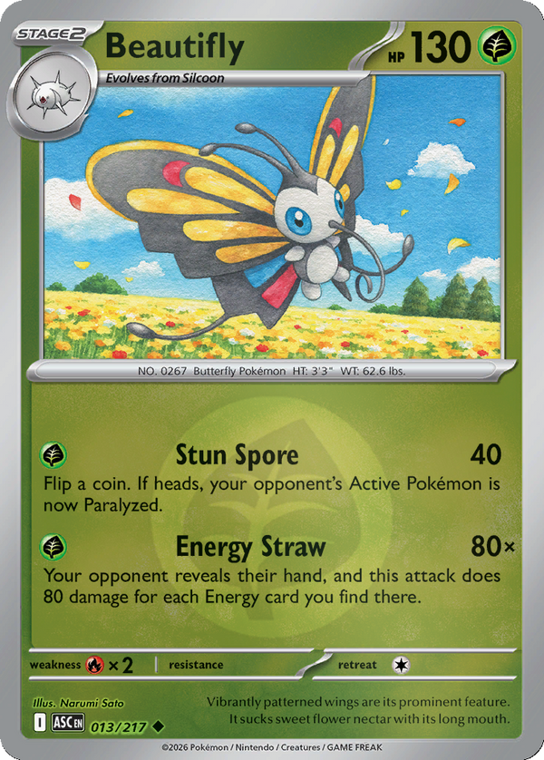 Beautifly - 13/217 - Reverse Holo