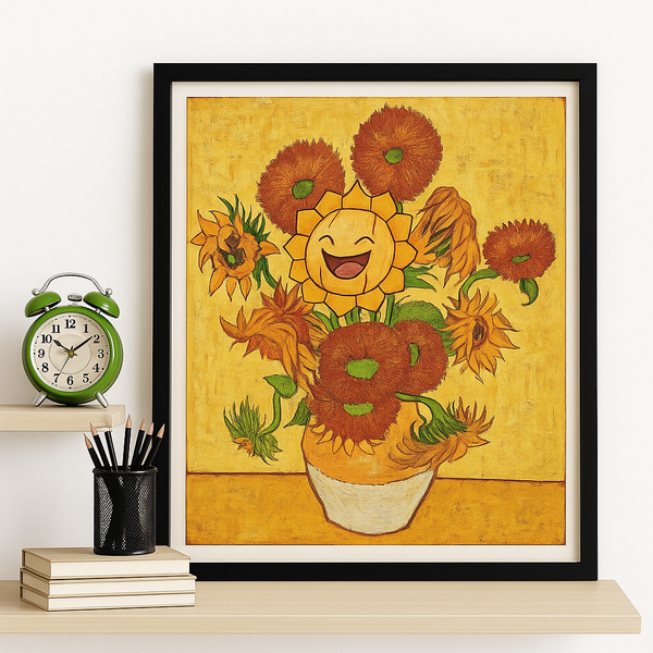 Canvas Sunflora 40x30cm