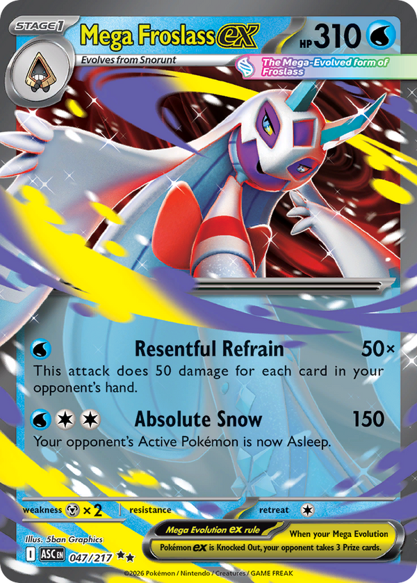 Mega Froslass ex - 47/217 - Holo