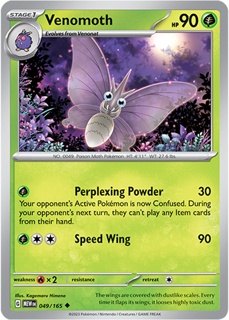 Venomoth - 49/165 - Normaal
