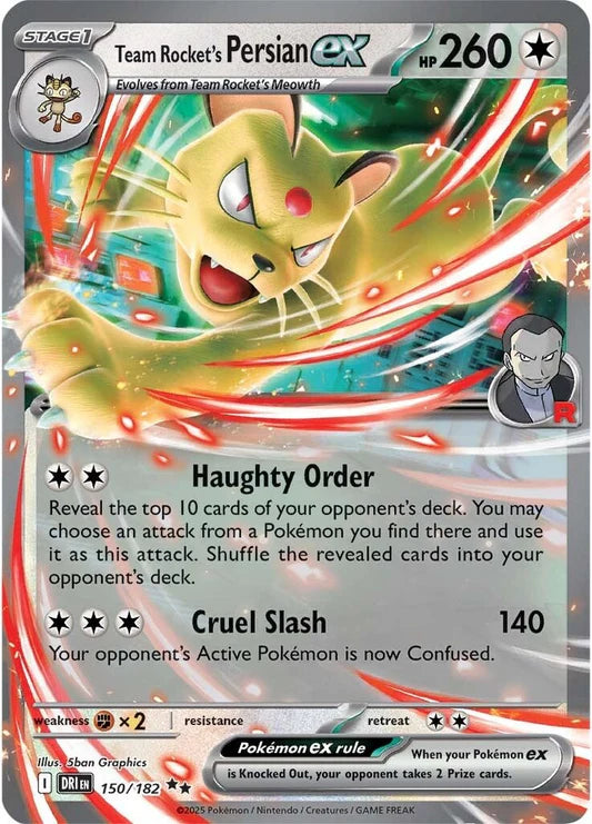 Team Rocket’s Persian ex - 150/182