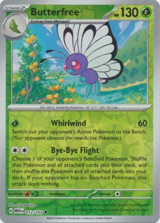 Butterfree - 12/165 - Reverse