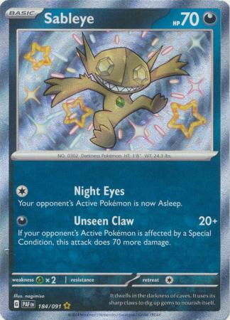 Sableye Shiny Rare - 184/091