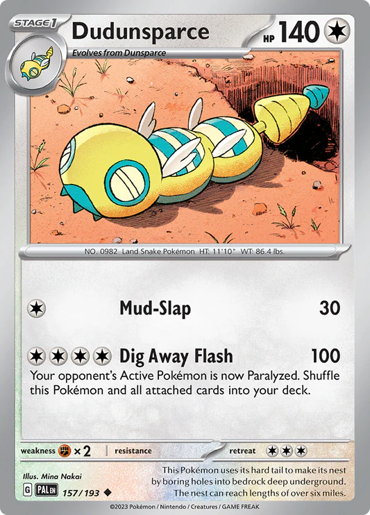 Dudunsparce - 157/193 - Normal