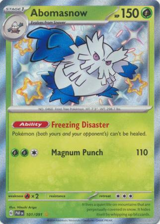 Abomasnow Shiny Rare - 101/091