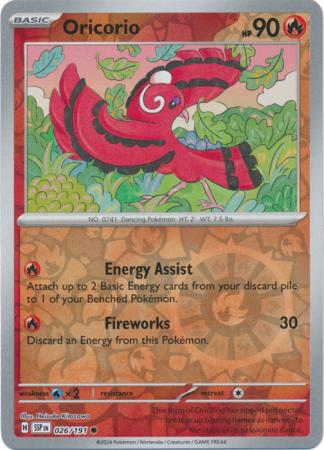 Oricorio - 26/191 - Reverse