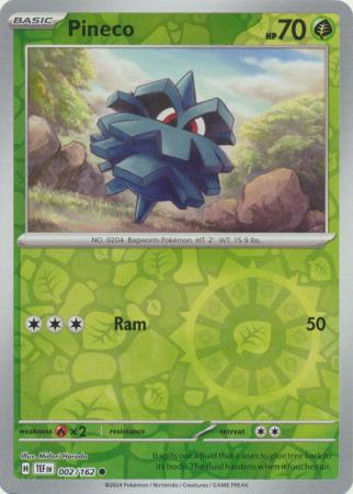 Pineco - 2/162 - Reverse