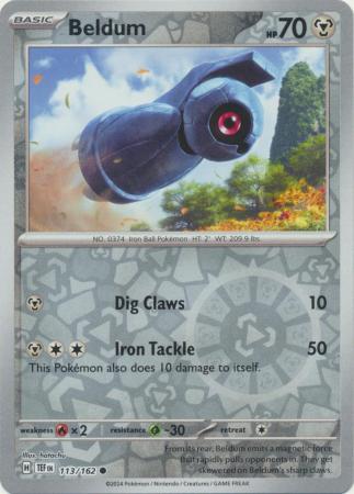 Beldum - 113/162 - Reverse