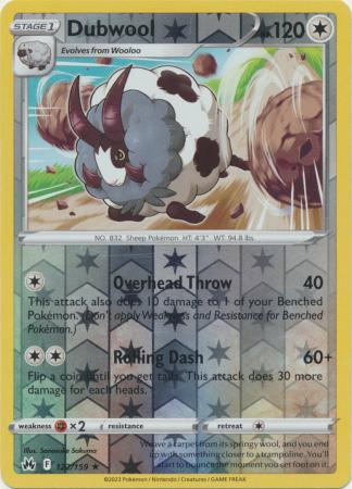 Dubwool - 122/159 - Reverse