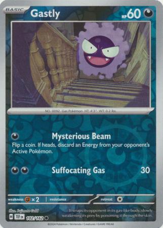 Gastly - 102/162 - Reverse