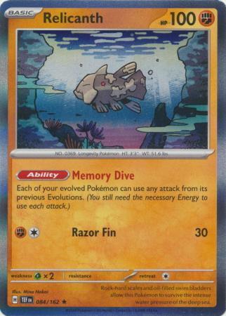 Relicanth - 84/162 - Holo